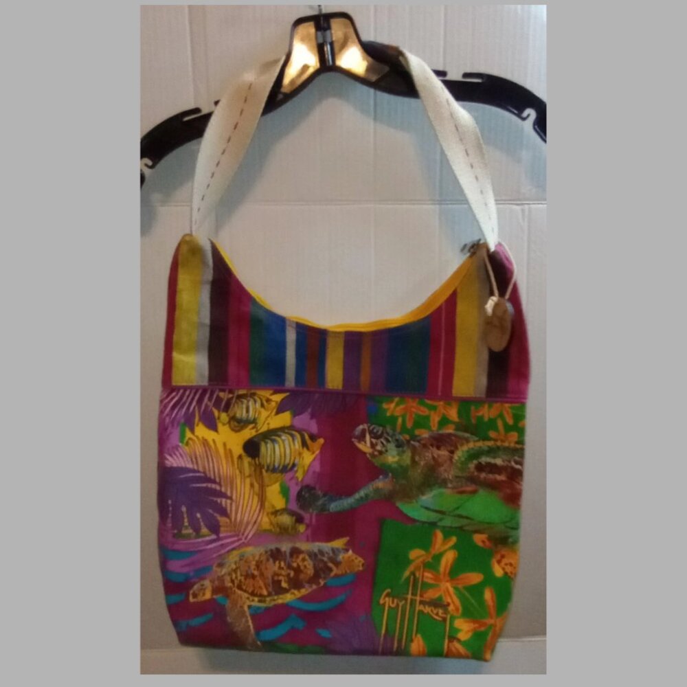 Guy Harvey Sun n Sand Sea Turtle Shoulder Bag
